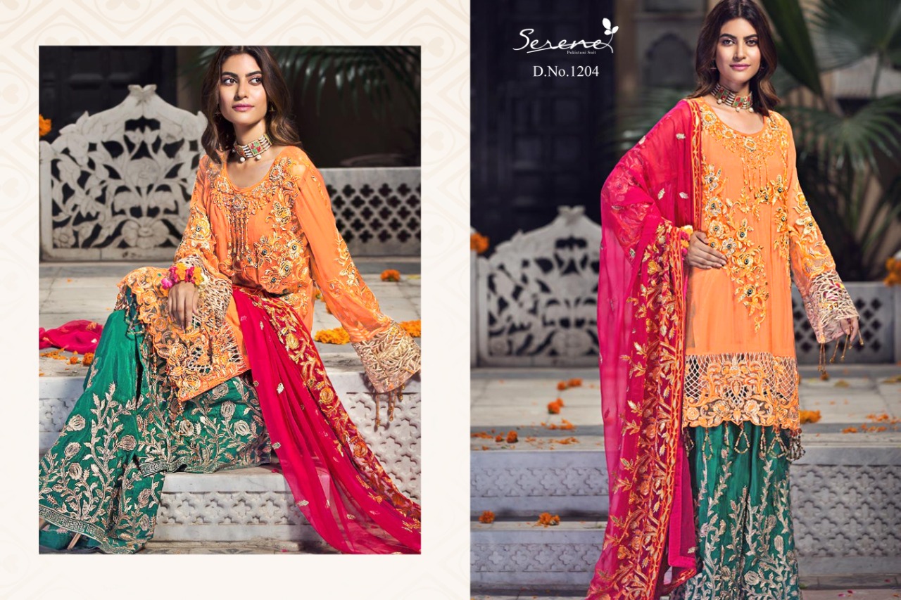 Serene Zebtan Pakistani Suits In Wholesale Price