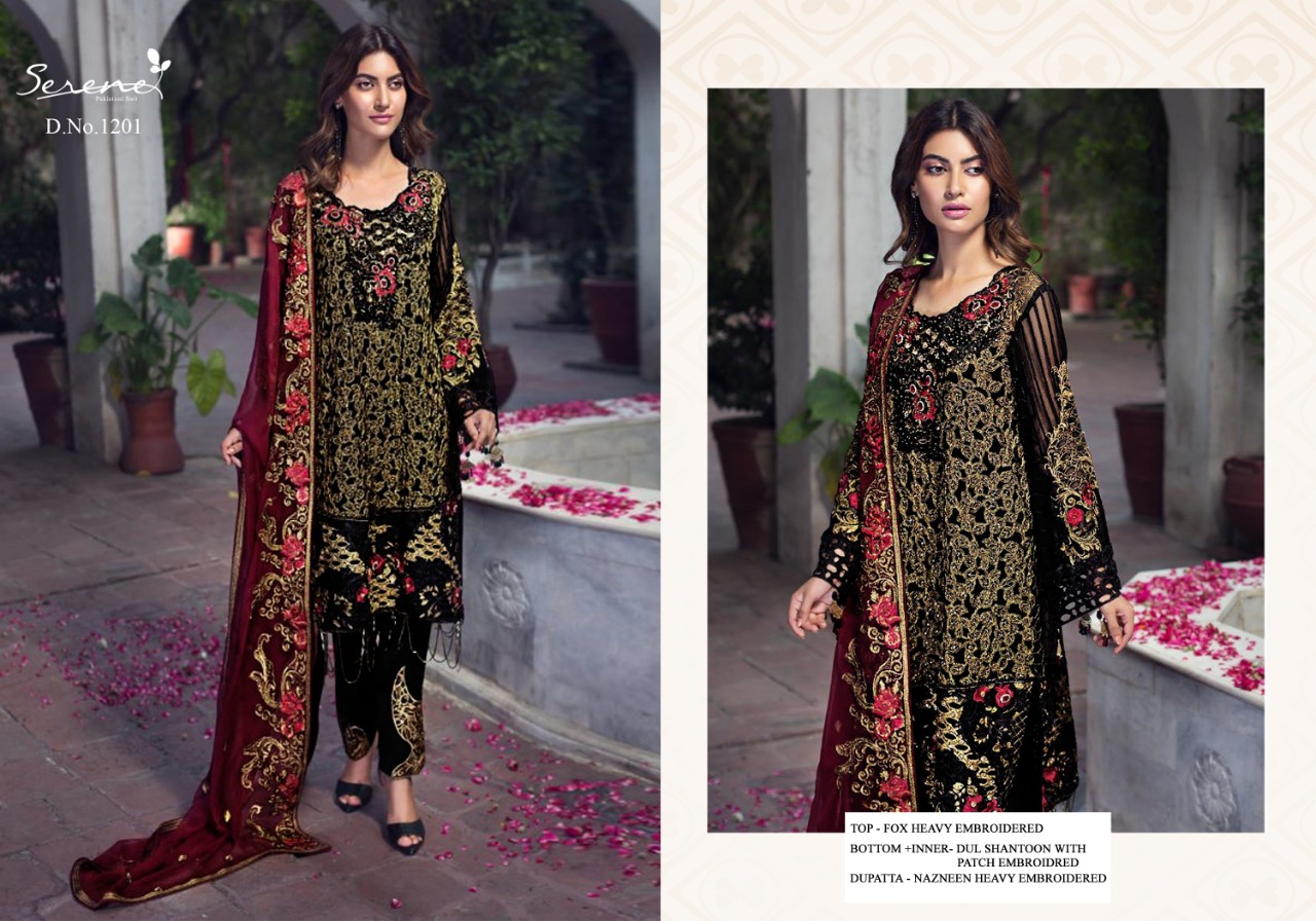 Serene Zebtan Pakistani Suits In Wholesale Price