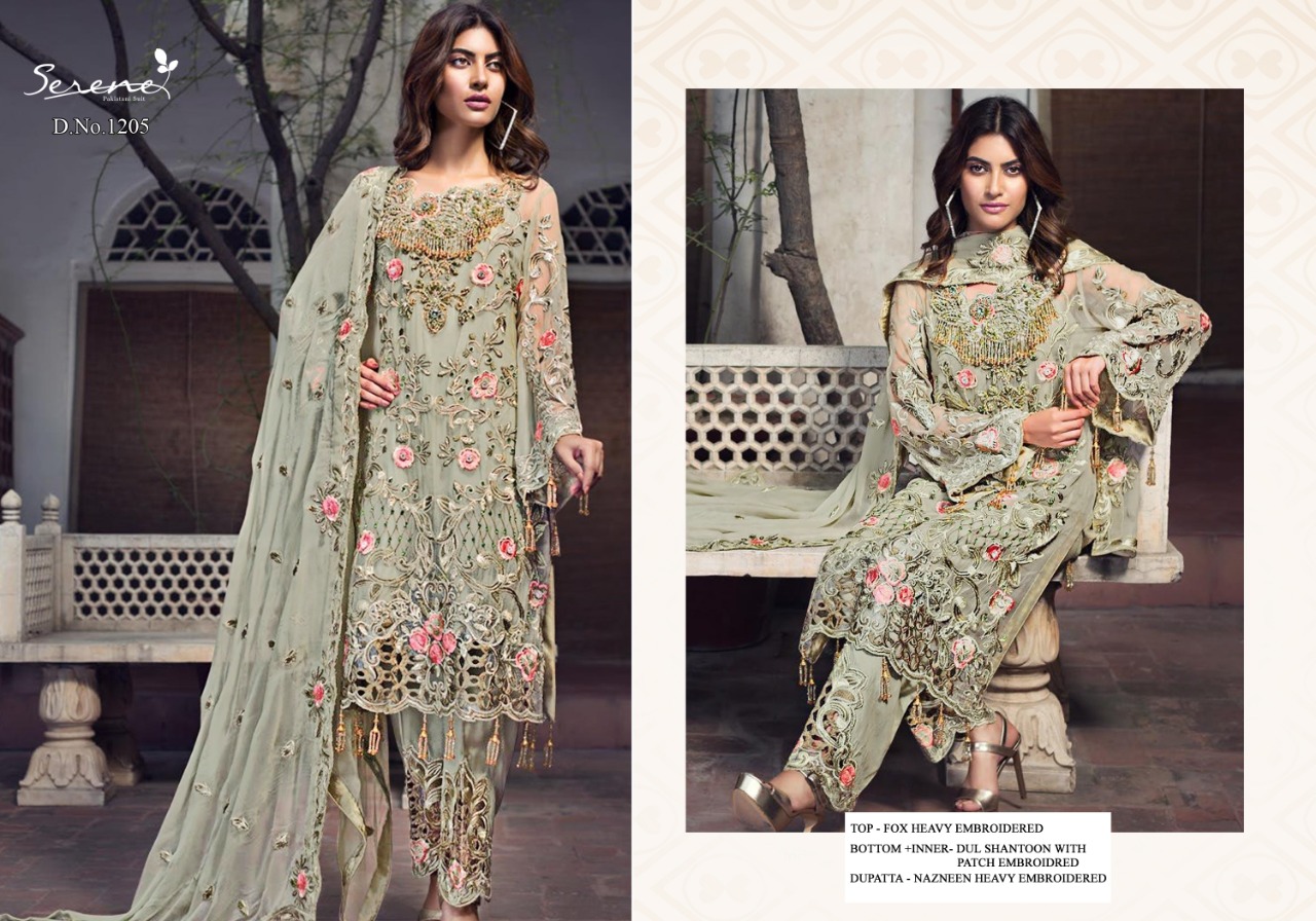Serene Zebtan Pakistani Suits In Wholesale Price