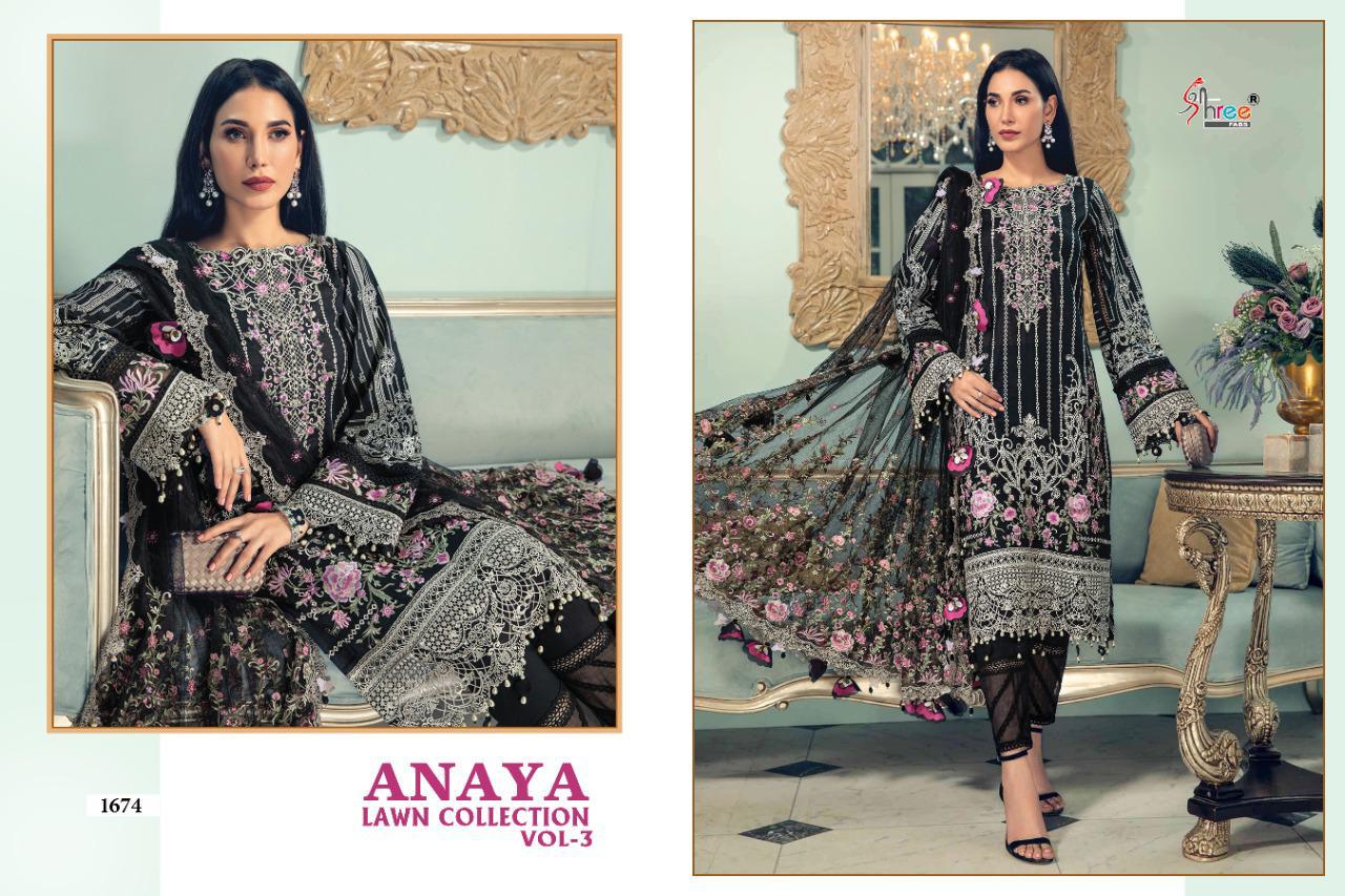 Shree Fab  Anaya Lawn Collection  Vol  3 Pakistani Suit Latest Pakistani Salwar Kameez Suits Online
