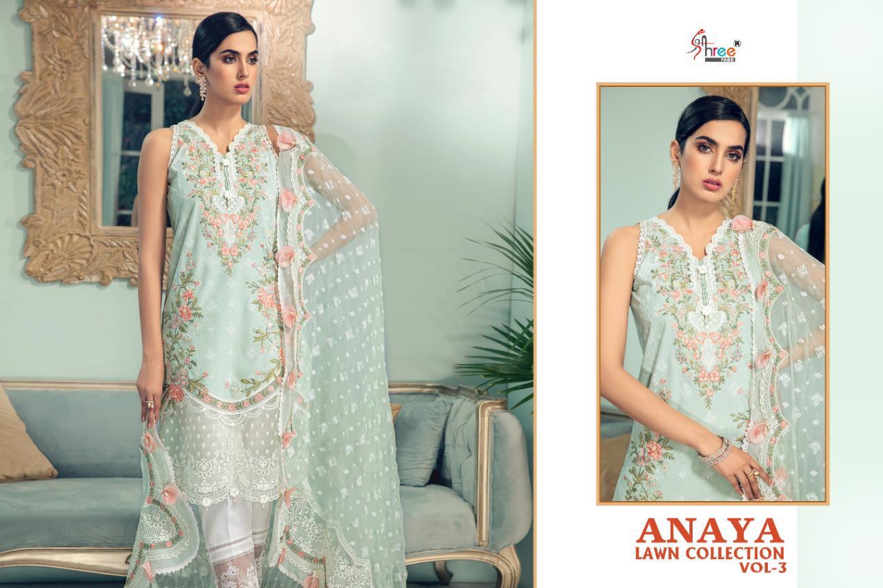 Shree Fab  Anaya Lawn Collection  Vol  3 Pakistani Suit Latest Pakistani Salwar Kameez Suits Online