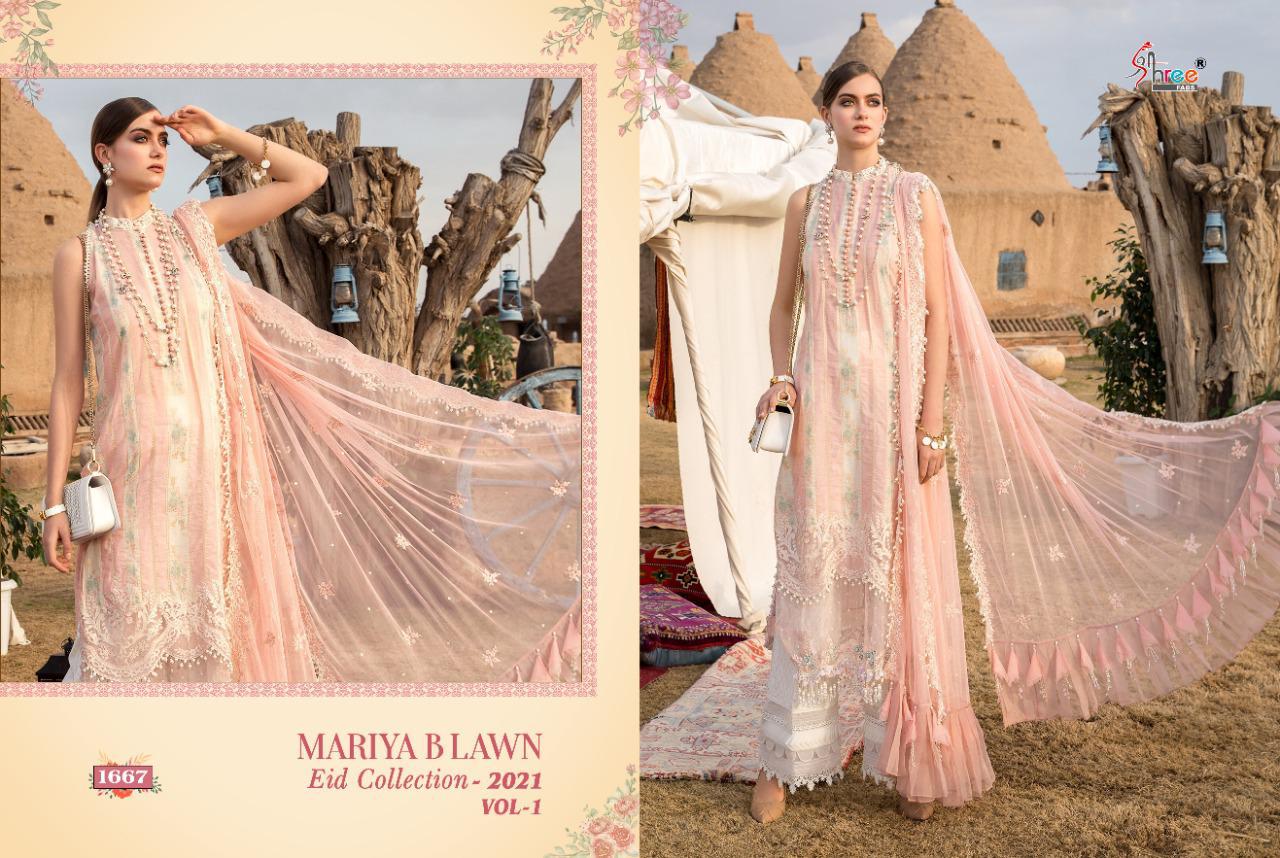 Shree Presents  Mariya B Lawn Eid Collection 2021 Vol 1 Pakistani Salwar Suits