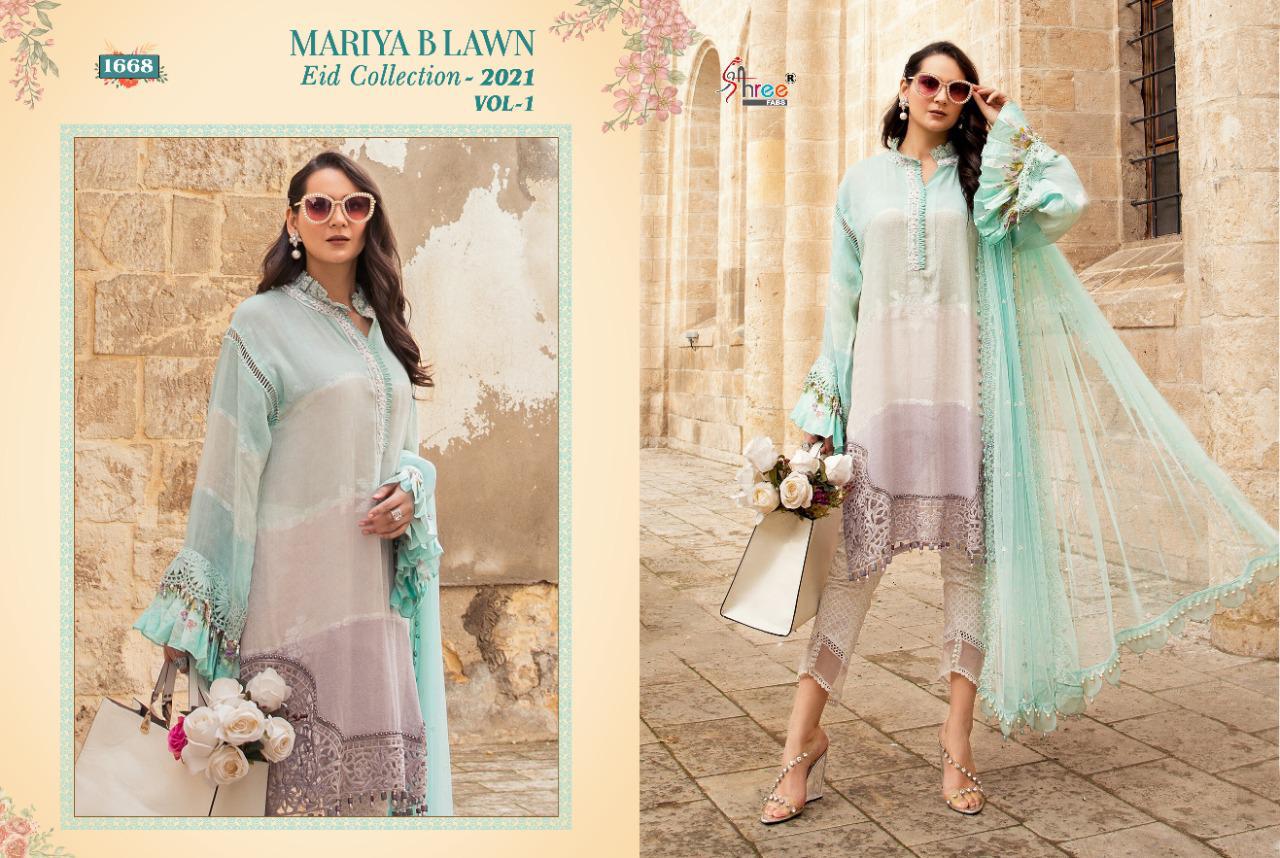 Shree Presents  Mariya B Lawn Eid Collection 2021 Vol 1 Pakistani Salwar Suits