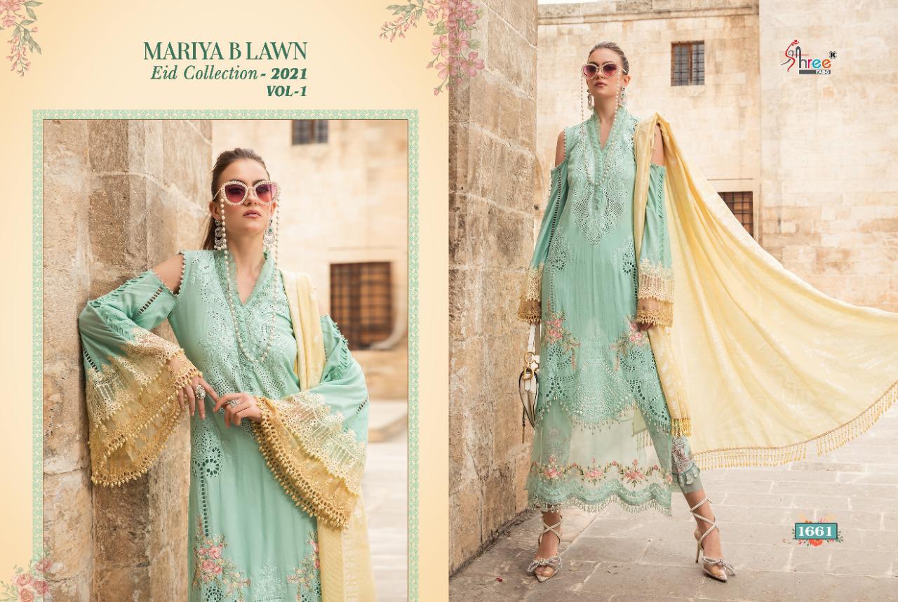 Shree Presents  Mariya B Lawn Eid Collection 2021 Vol 1 Pakistani Salwar Suits