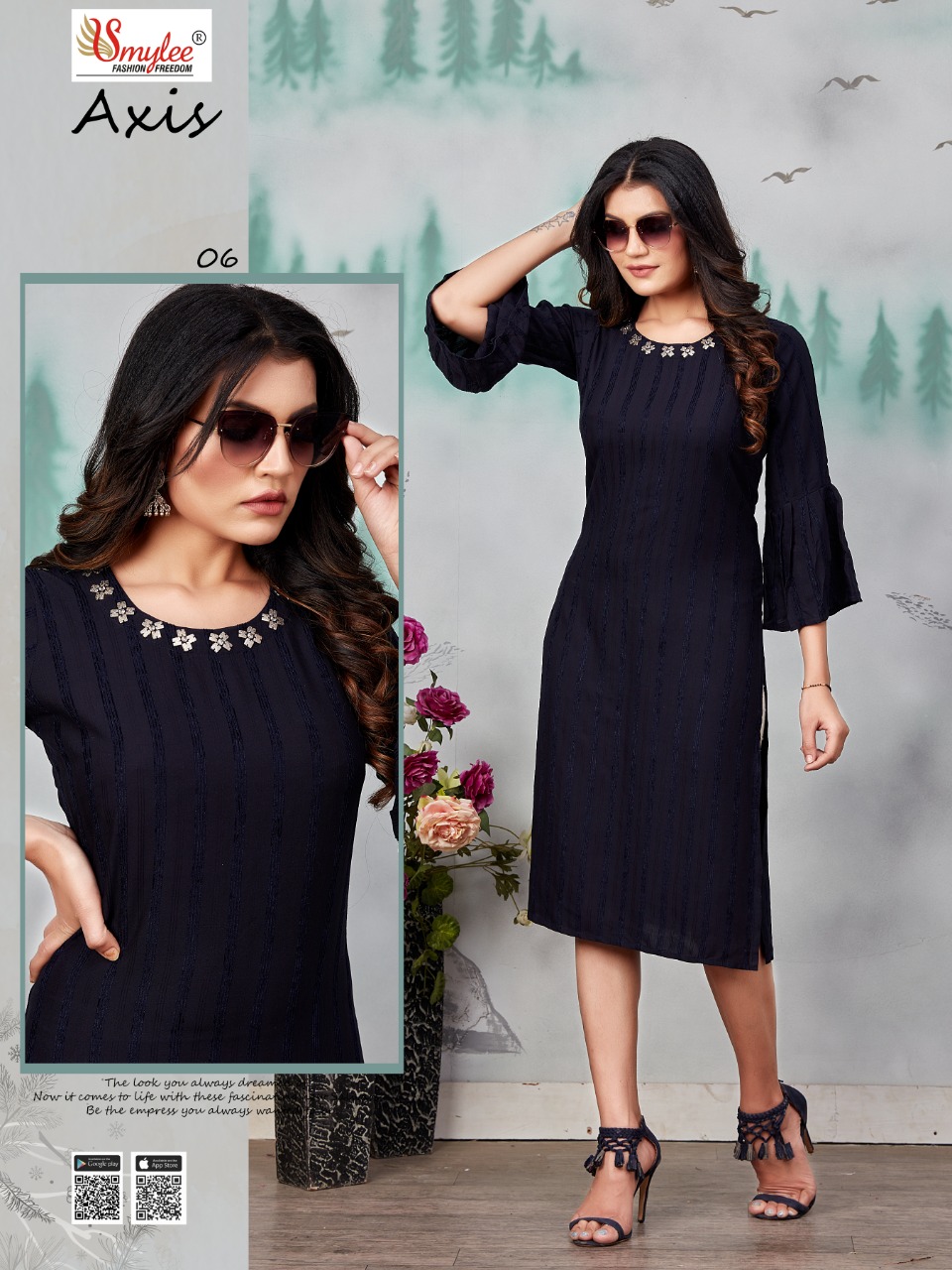 Smylee Axis  Latest Kurtis Catalogue