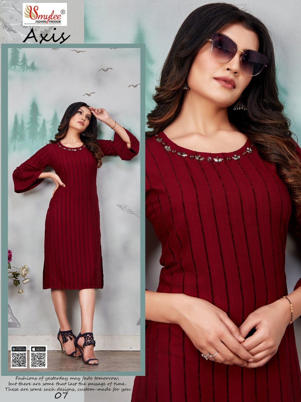 Smylee Axis  Latest Kurtis Catalogue