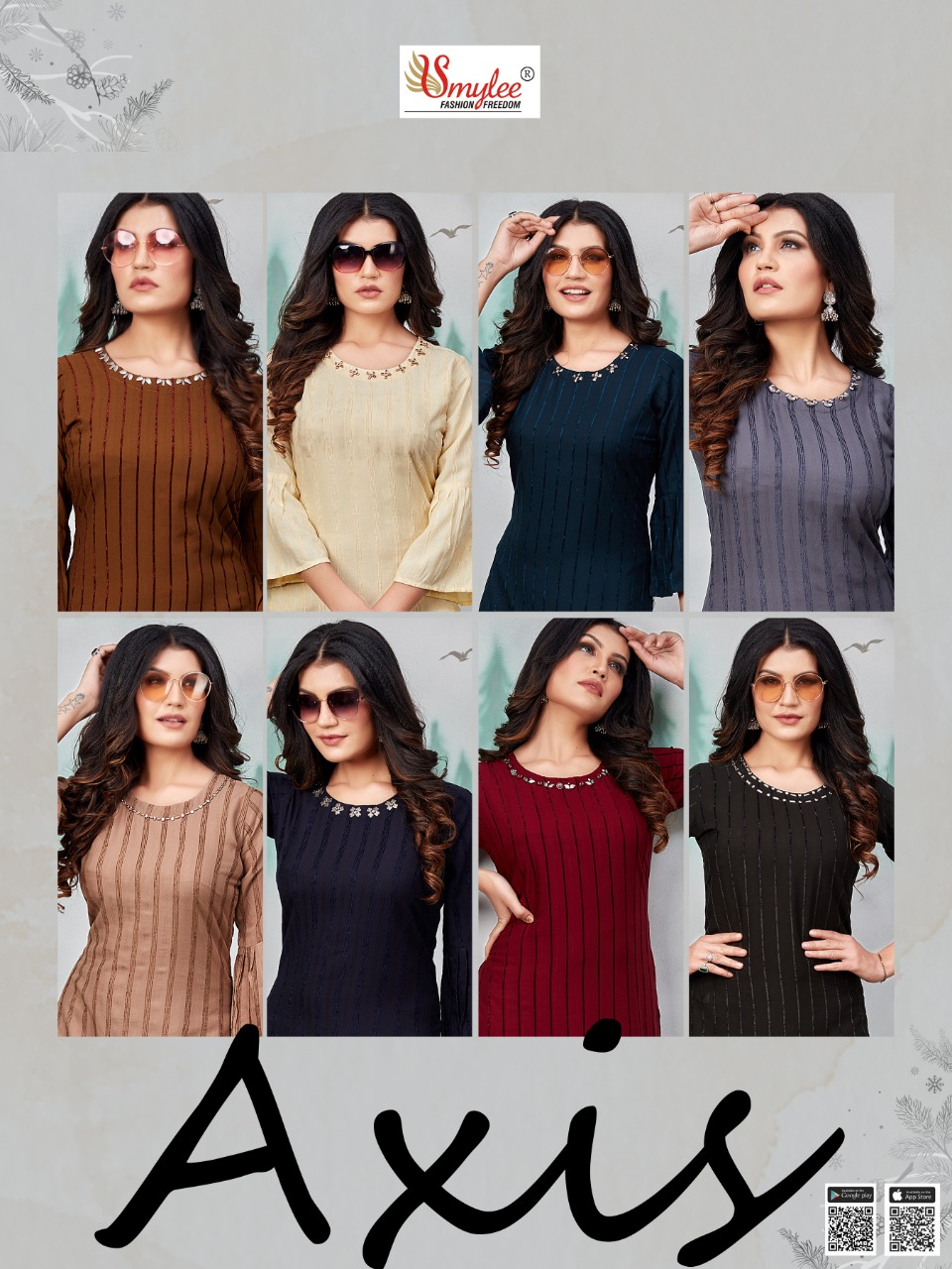 Smylee Axis  Latest Kurtis Catalogue