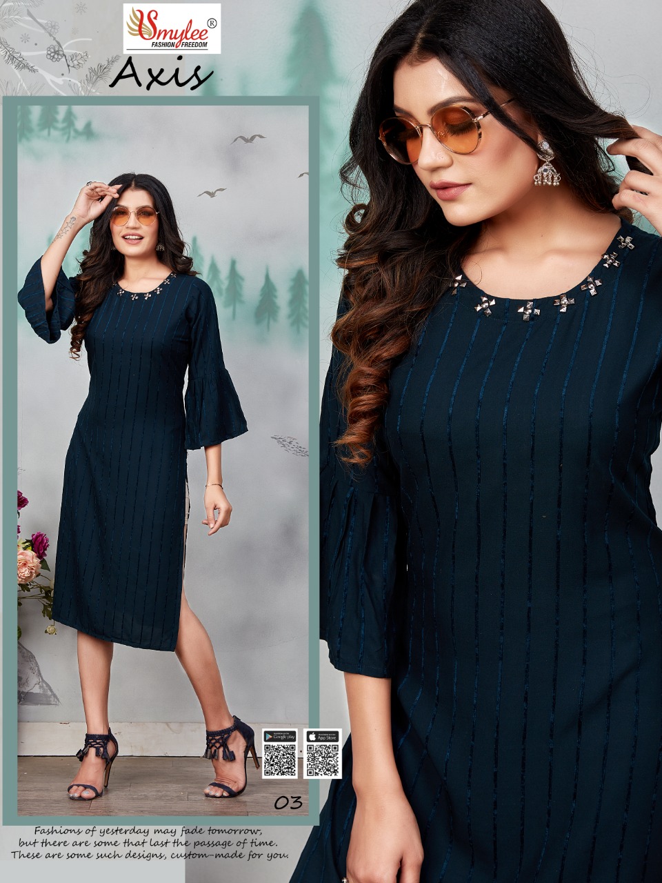 Smylee Axis  Latest Kurtis Catalogue