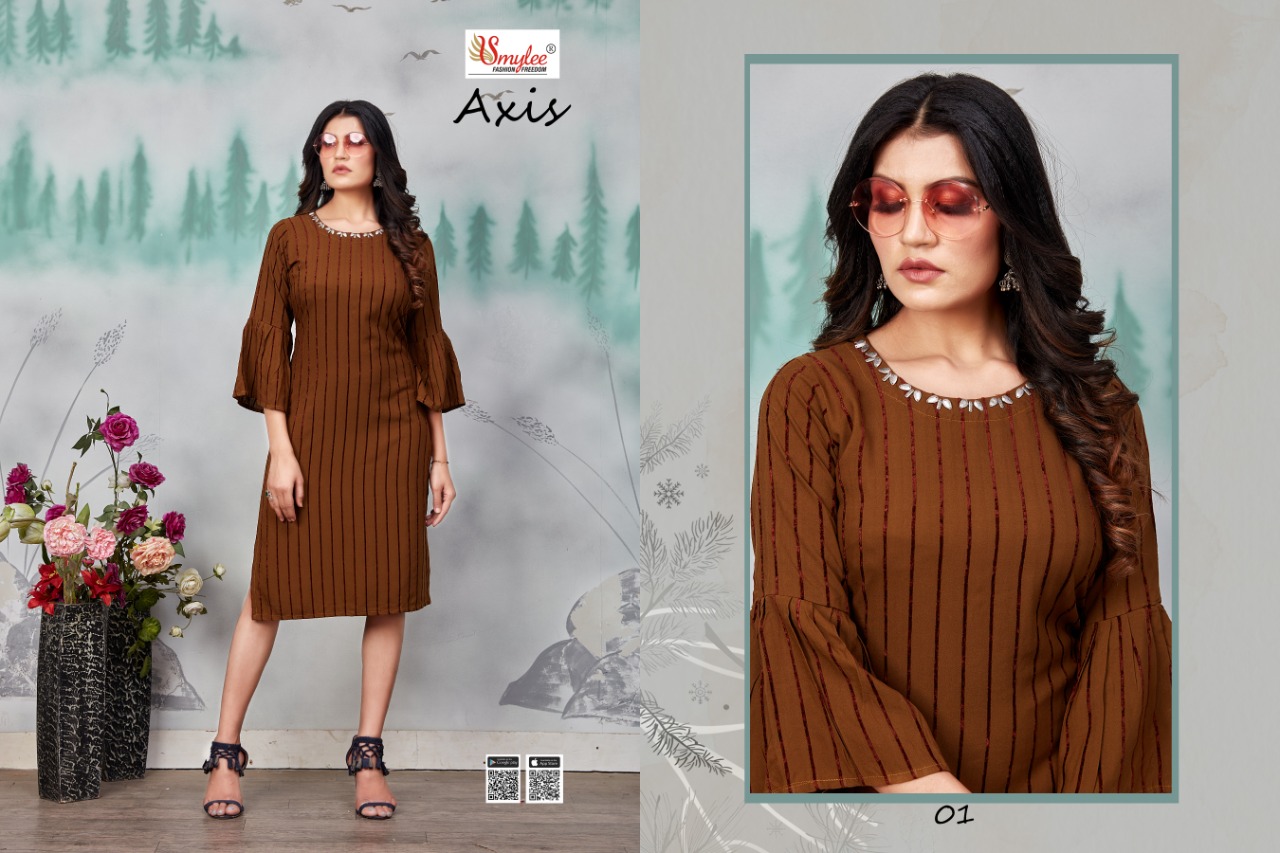 Smylee Axis  Latest Kurtis Catalogue