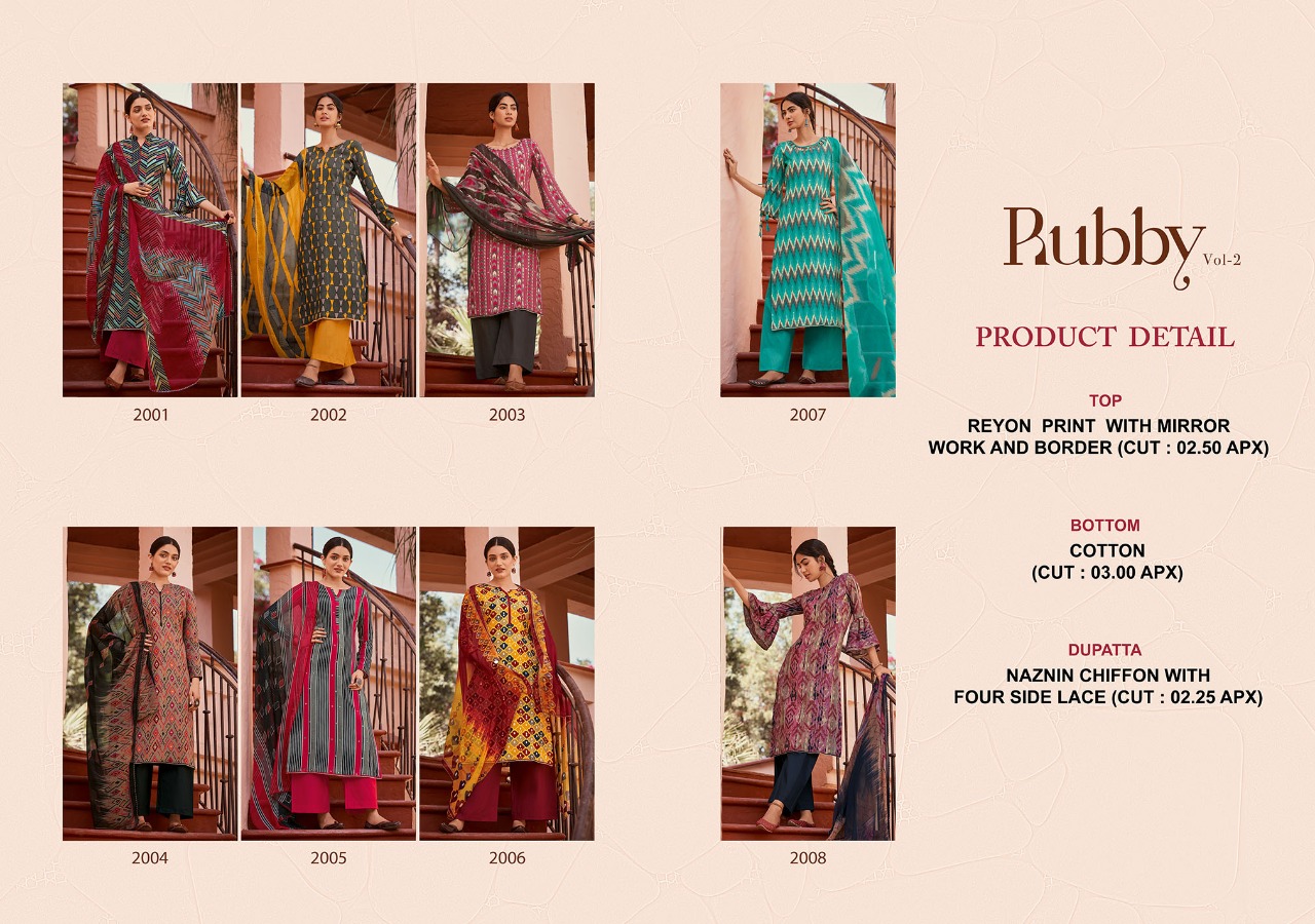 Sweey Rubby Vol 2 Designer Dress Catalogue Wholesale 2021