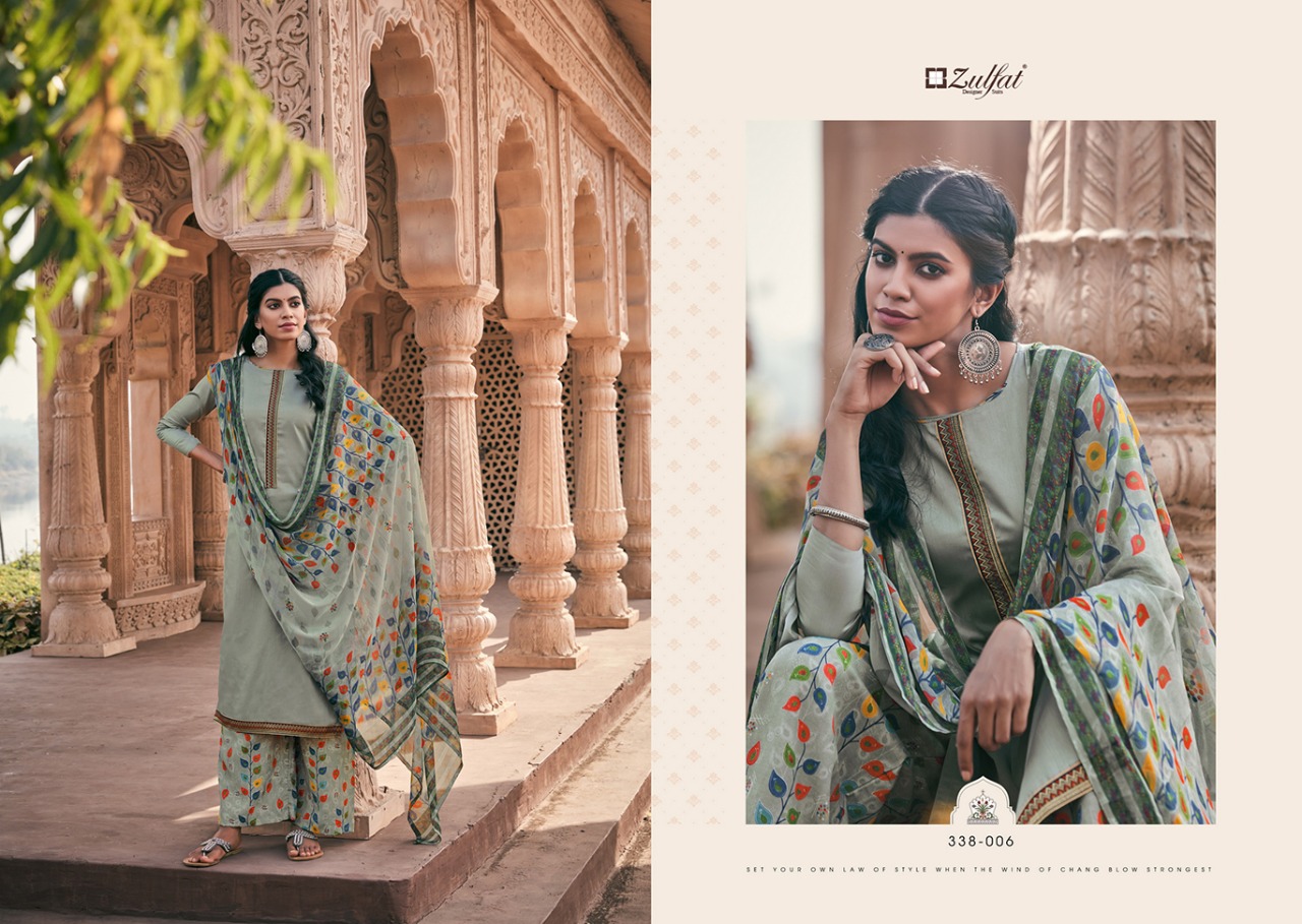 Zulfat  Patiala Magic  Pure Cotton Printed Dress Online Shopping