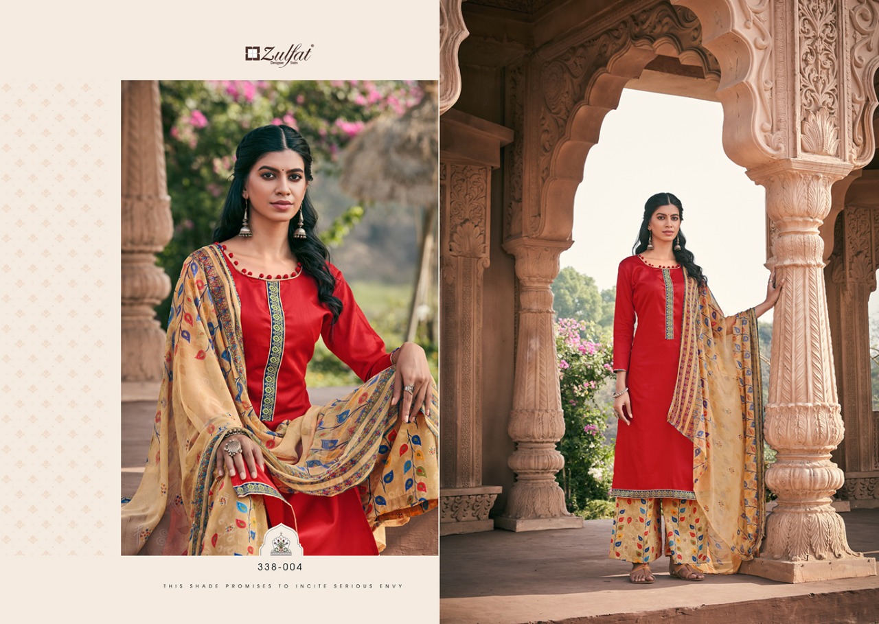 Zulfat  Patiala Magic  Pure Cotton Printed Dress Online Shopping
