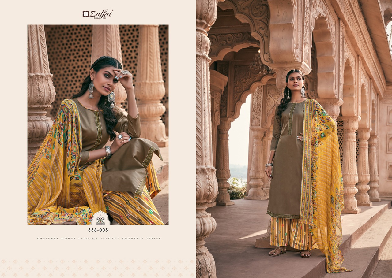 Zulfat  Patiala Magic  Pure Cotton Printed Dress Online Shopping