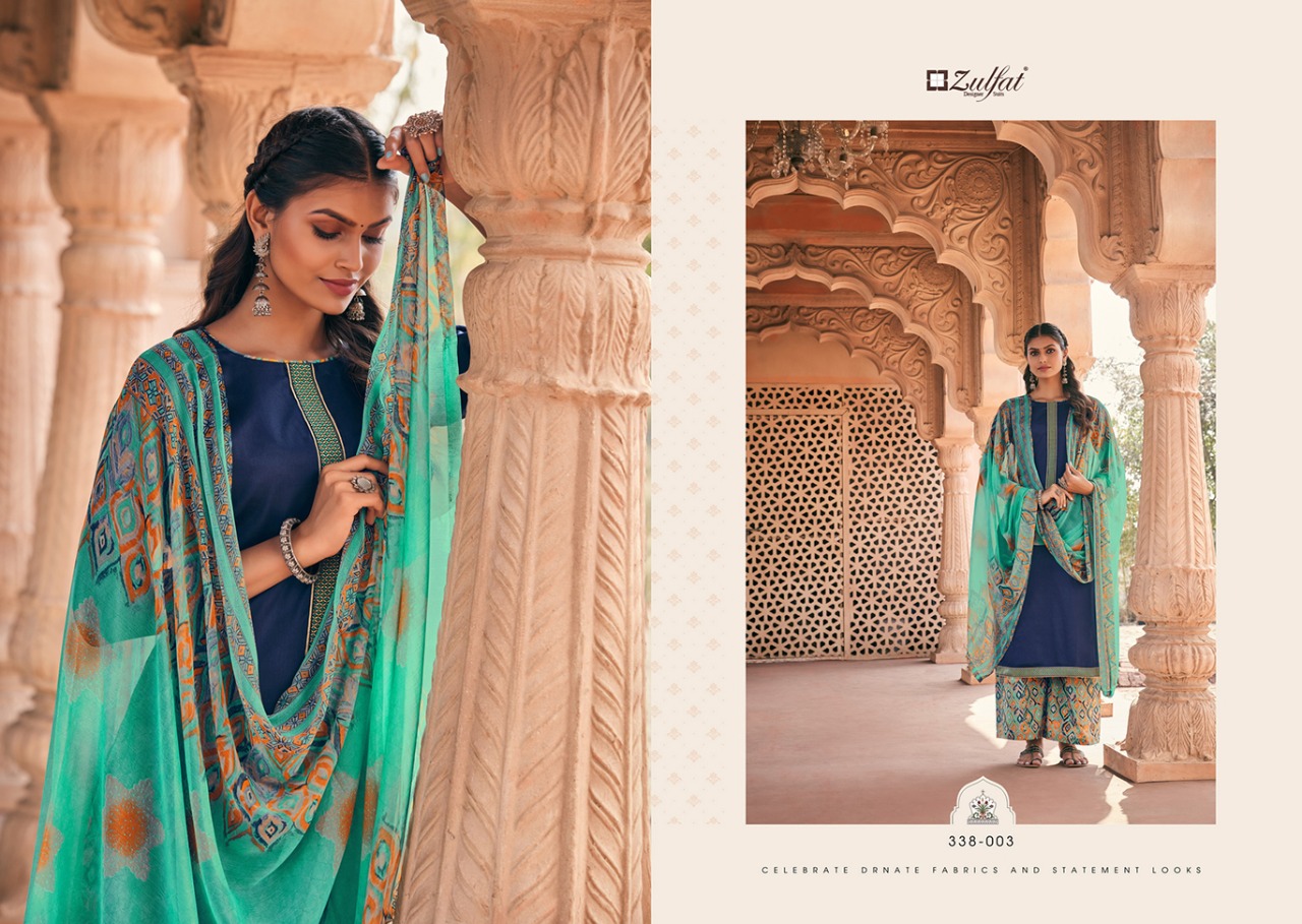 Zulfat  Patiala Magic  Pure Cotton Printed Dress Online Shopping