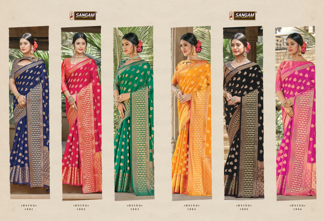 Sangam Presents Vartika Handloom Cotton Sarees