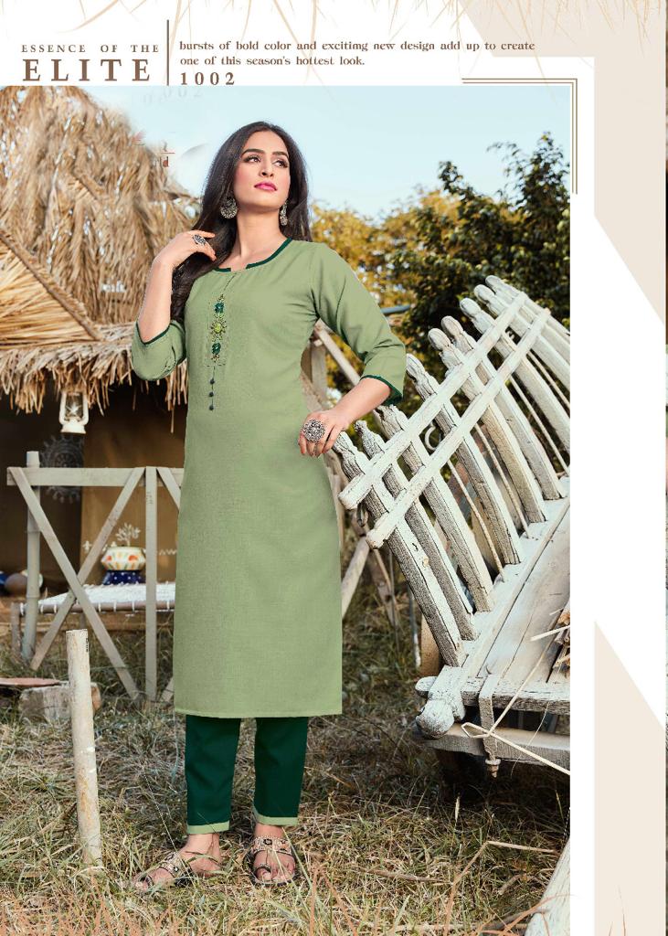 12 Angel Presents Fantom Designer  Kurti  With Bottom