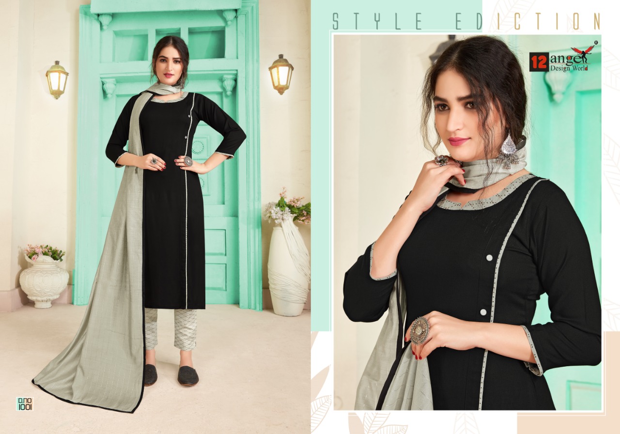 12 Angel Presents Ishita Vol 2  Designer  Kurti Collection