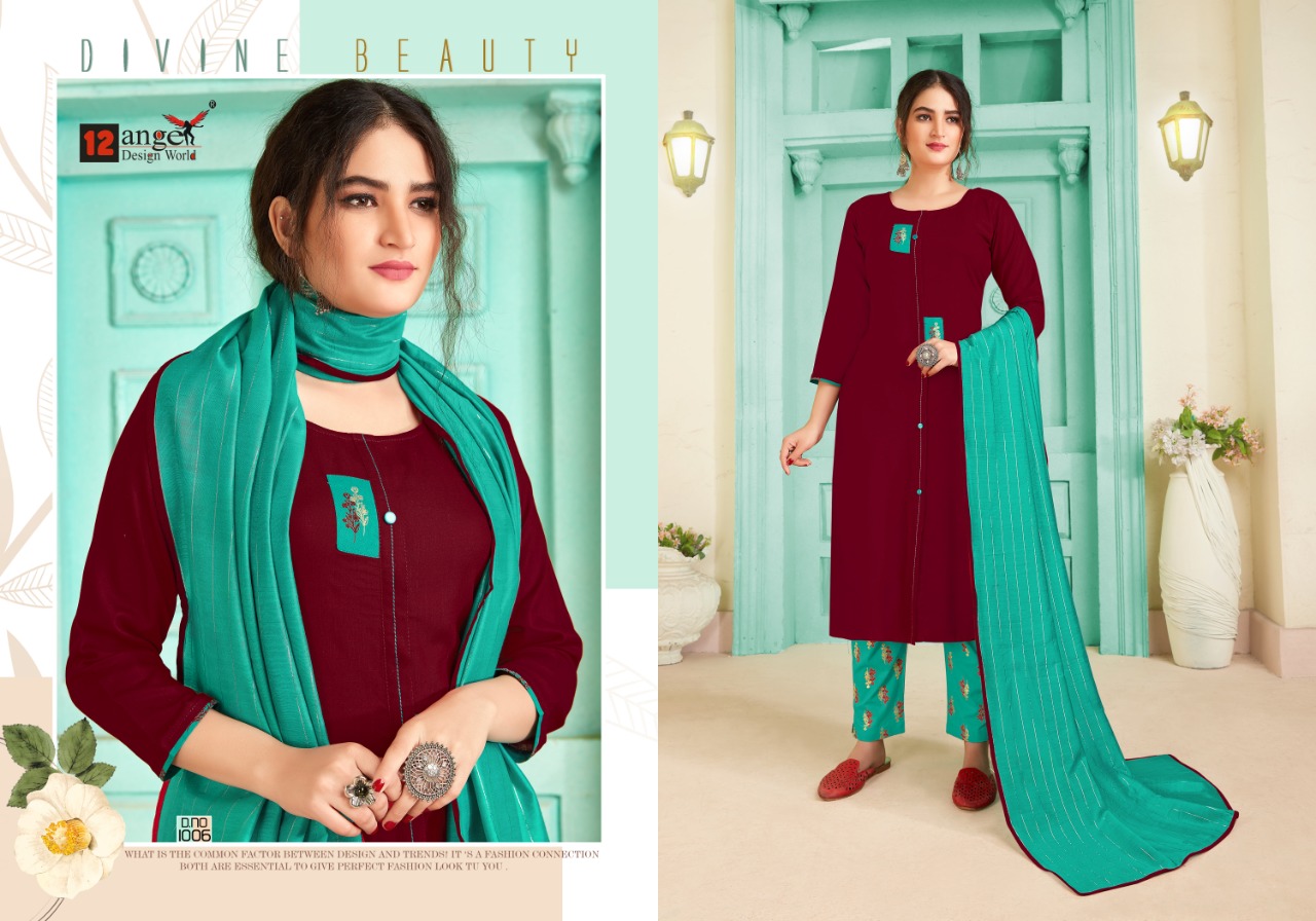 12 Angel Presents Ishita Vol 2  Designer  Kurti Collection