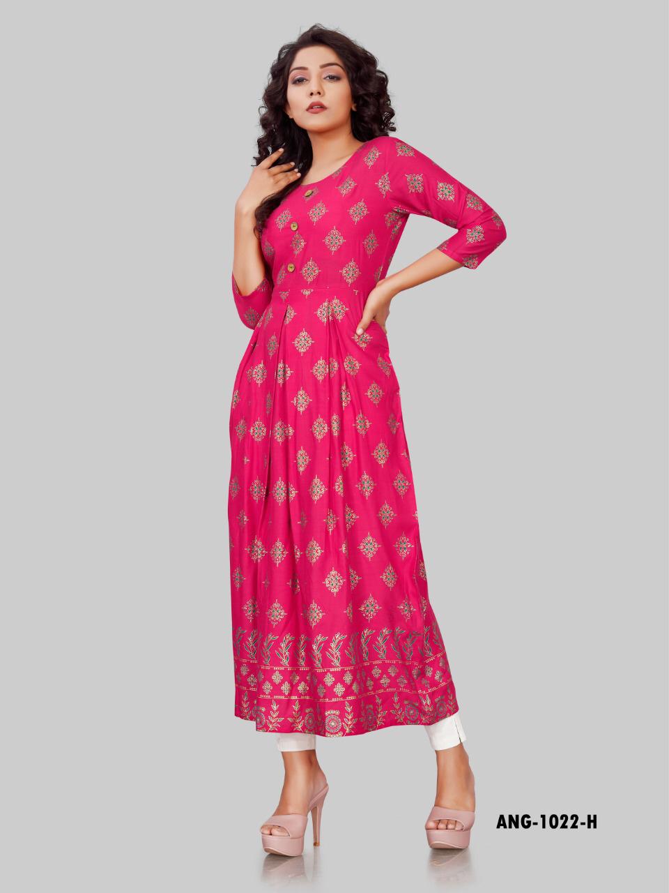 12angel Ang1022  Wholesale Long Kurtis Online Shopping With Low Rate