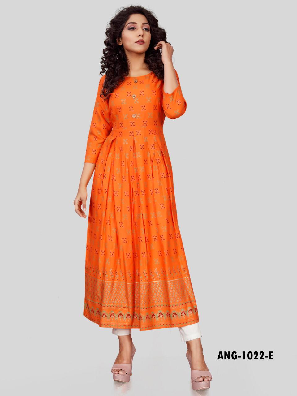 12angel Ang1022  Wholesale Long Kurtis Online Shopping With Low Rate