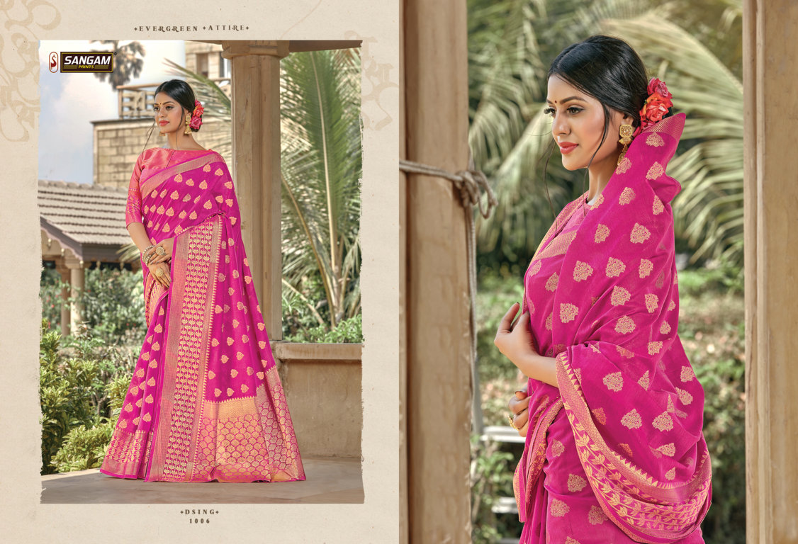 Sangam Presents Vartika Handloom Cotton Sarees