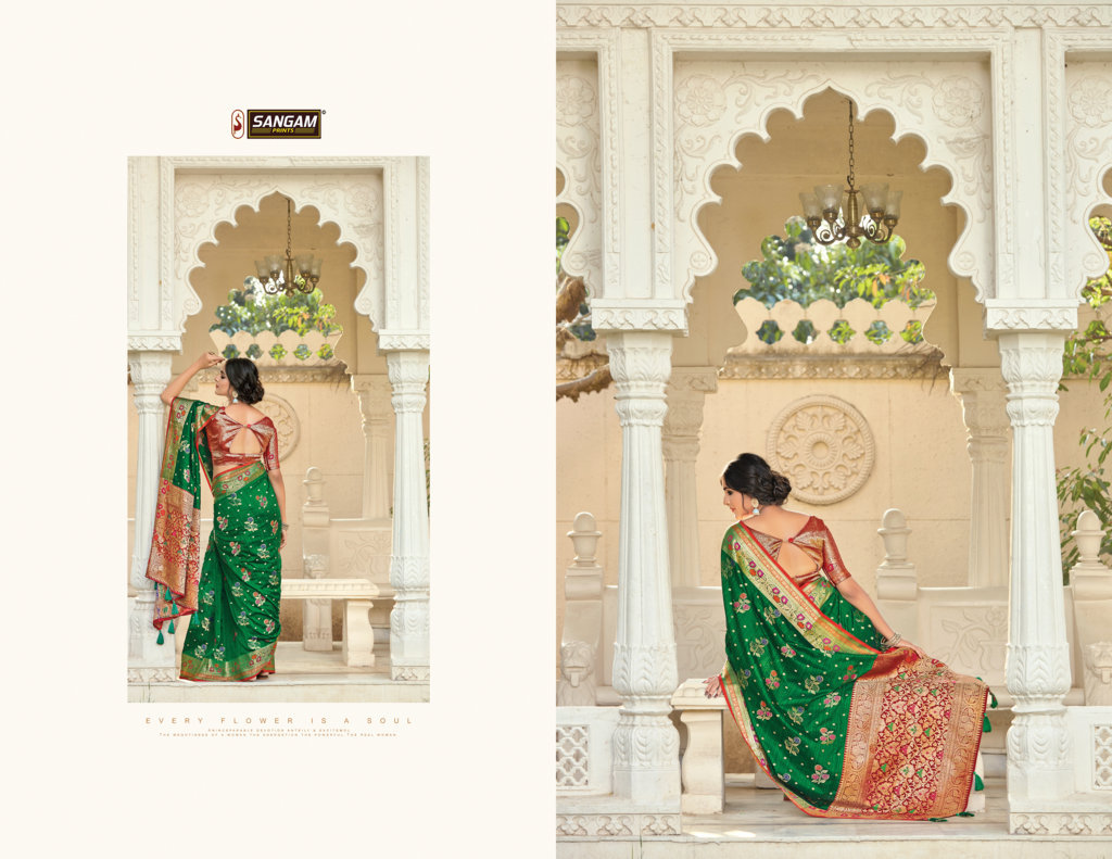 Sangam Presents Shreelekha Pure Soft Silk Sarees