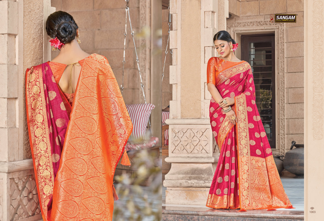 Sangam Presents Veerangana Pure Soft Silk Sarees