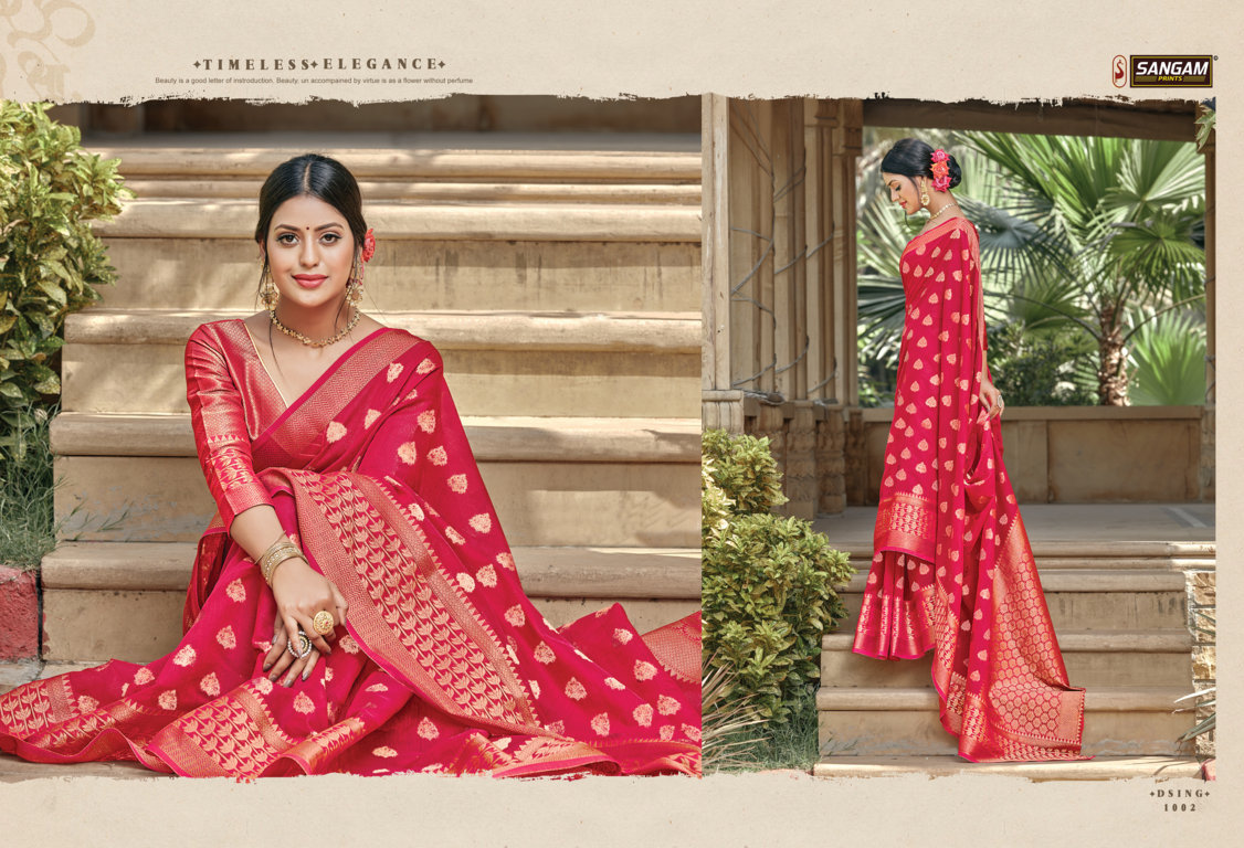 Sangam Presents Vartika Handloom Cotton Sarees