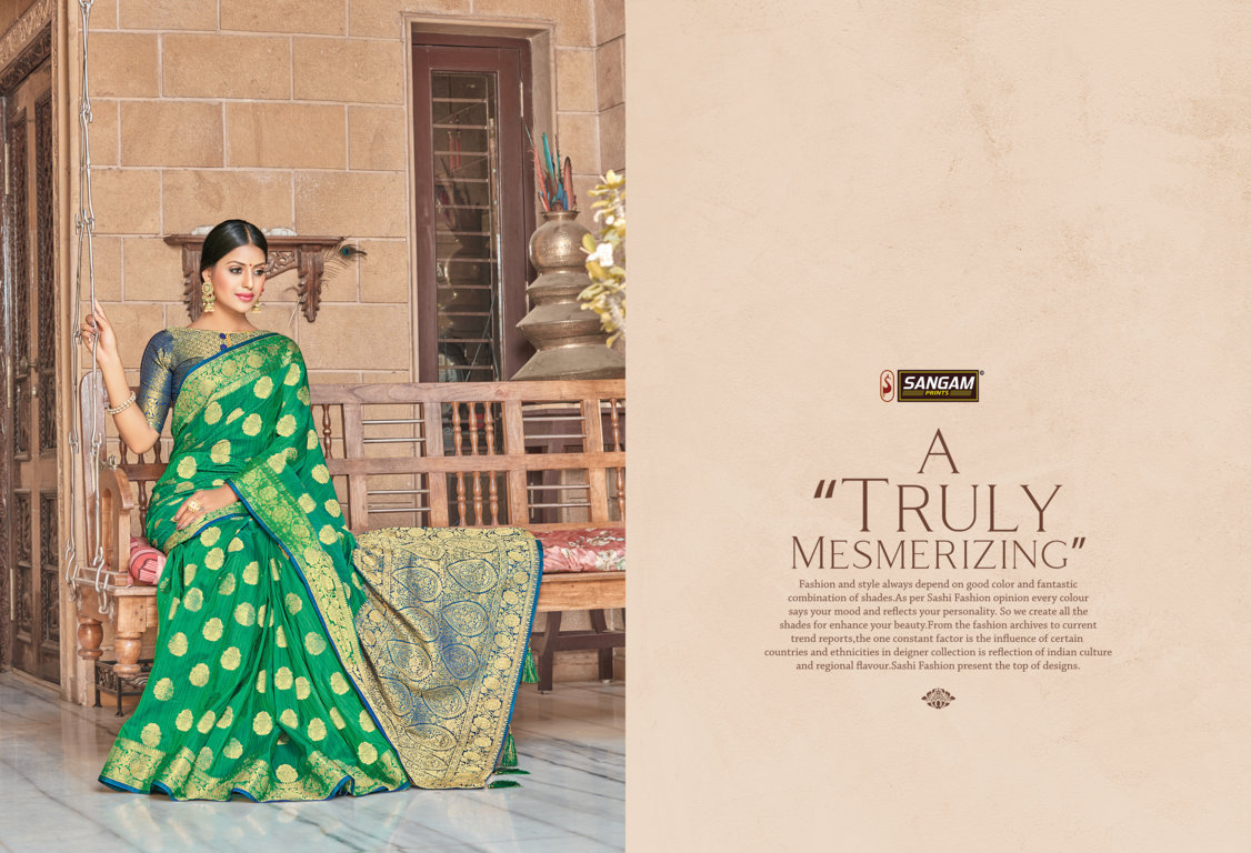 Sangam Presents Veerangana Pure Soft Silk Sarees