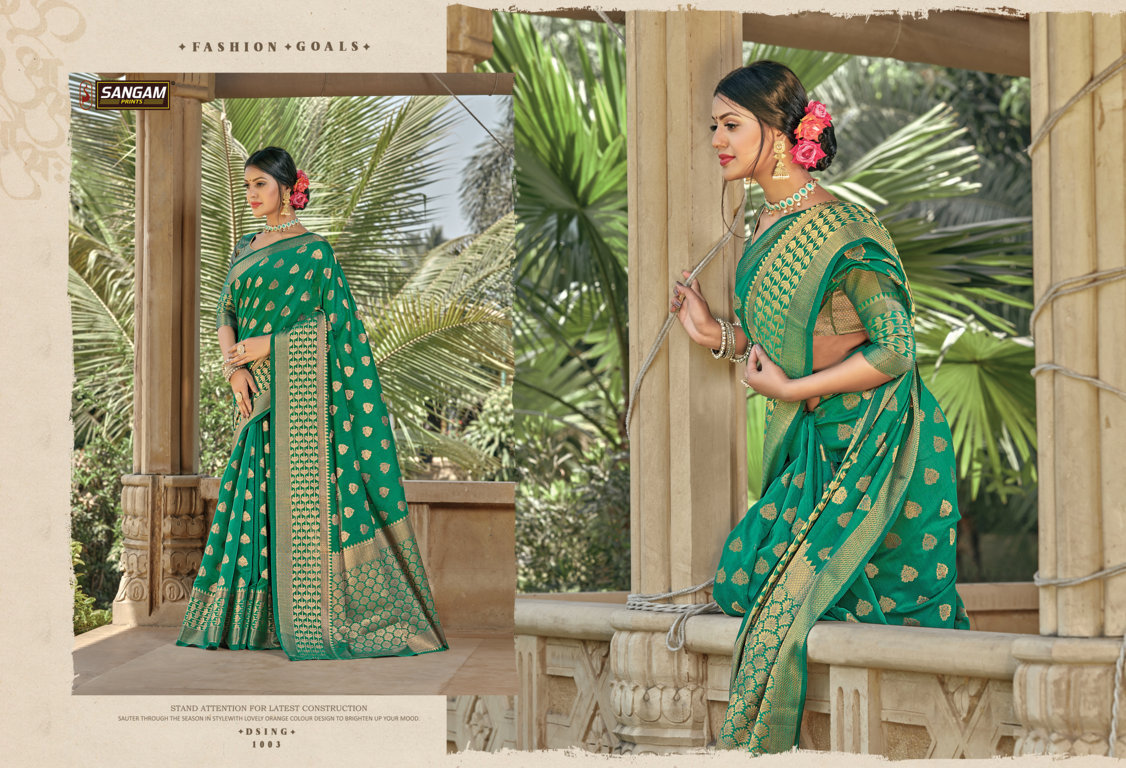 Sangam Presents Vartika Handloom Cotton Sarees