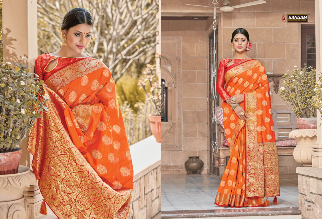 Sangam Presents Veerangana Pure Soft Silk Sarees