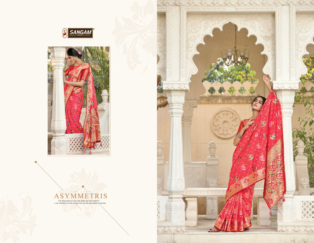 Sangam Presents Shreelekha Pure Soft Silk Sarees