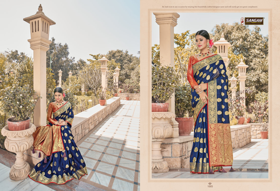 Sangam Presents Veerangana Pure Soft Silk Sarees