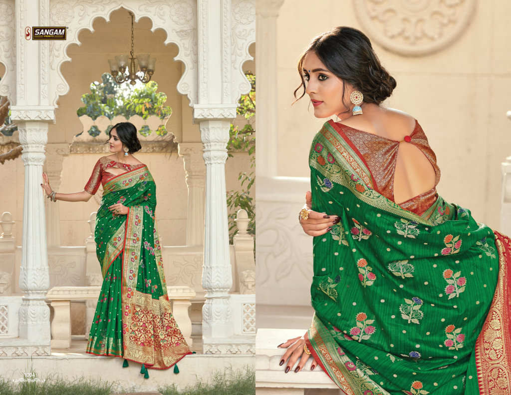 Sangam Presents Shreelekha Pure Soft Silk Sarees