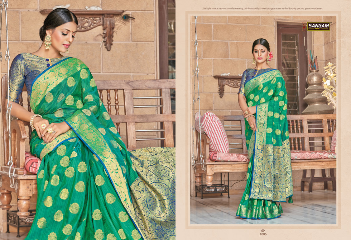 Sangam Presents Veerangana Pure Soft Silk Sarees