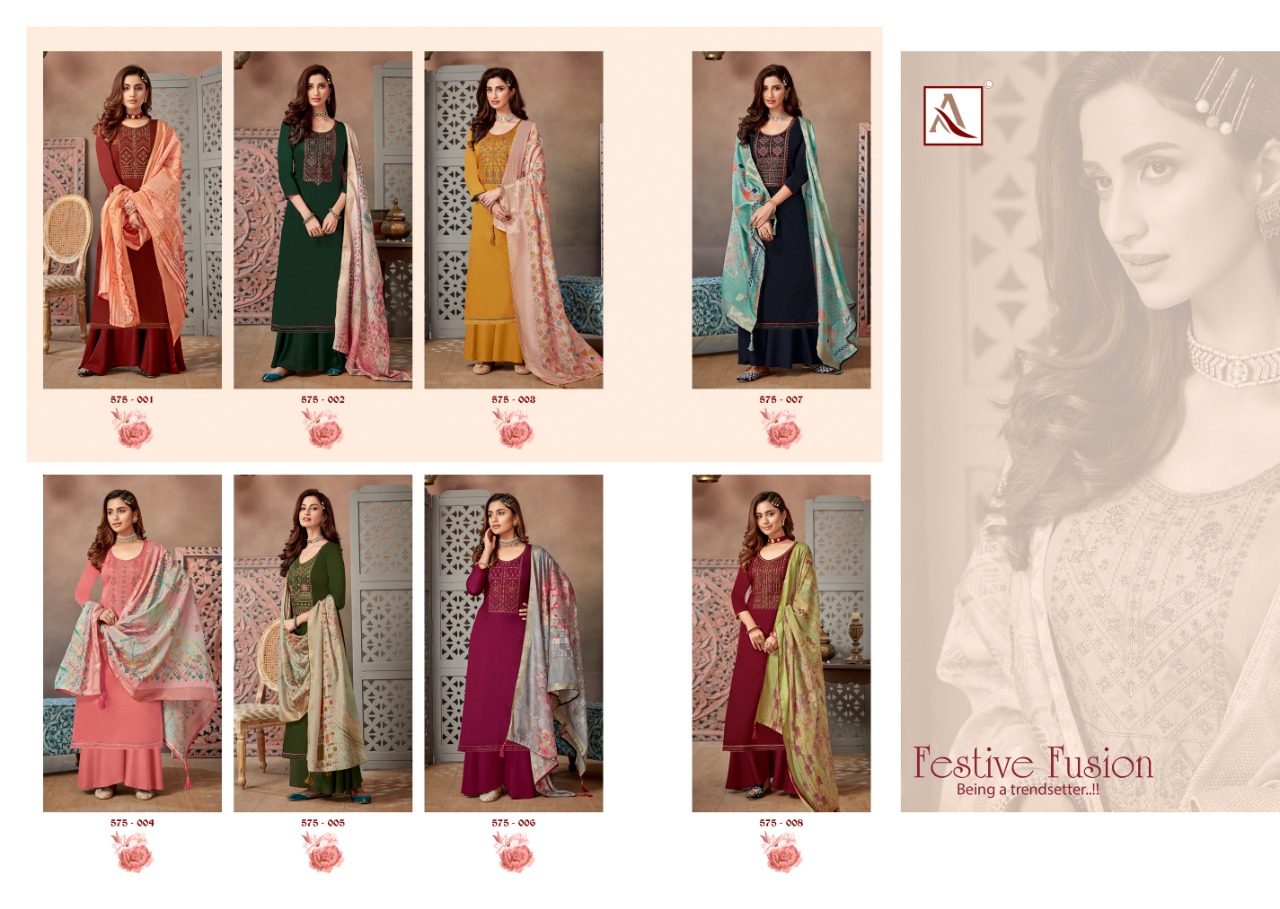 Alok Festive Fusion Wholesale Cotton Dress Material