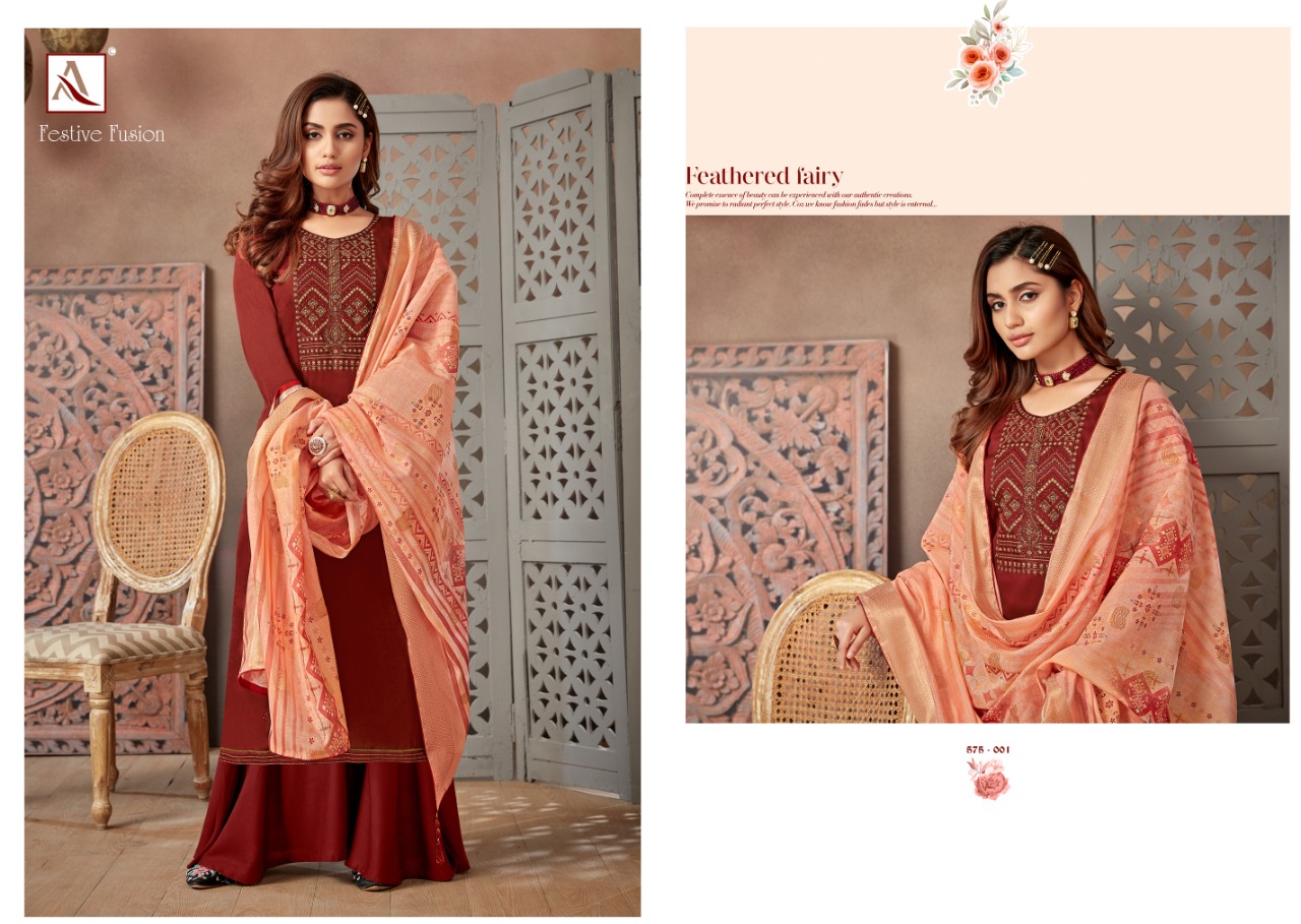 Alok Festive Fusion Wholesale Cotton Dress Material