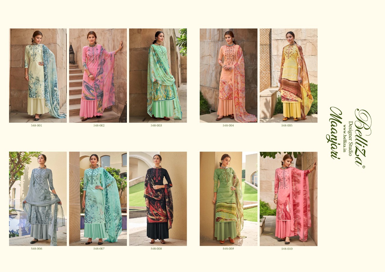 Belliza Maanjari Dress Material Online - Buy Unstiched Dress Materials