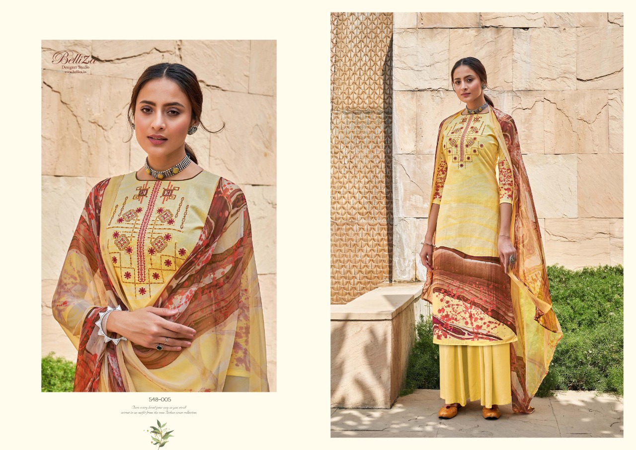 Belliza Maanjari Dress Material Online - Buy Unstiched Dress Materials