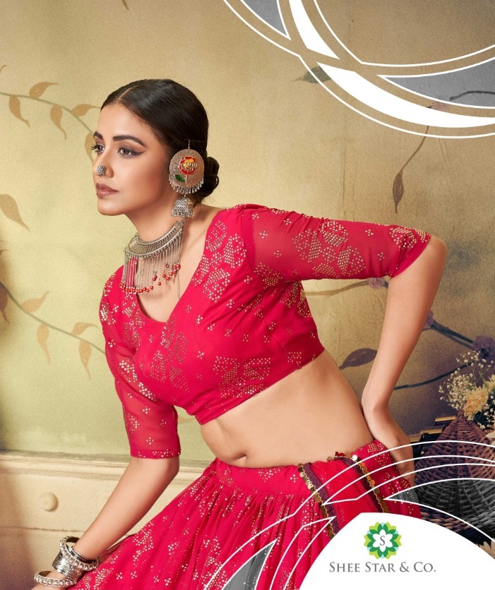 Bindiya 1054 Pure Georgette Lehenga Choli With Dupatta