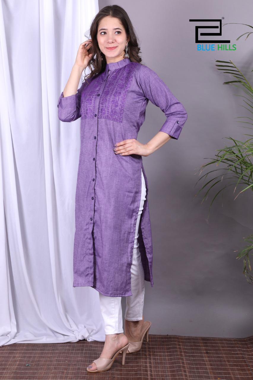 Blue Hills Lipstick Vol 3 Kurtis In Surat Wholesale