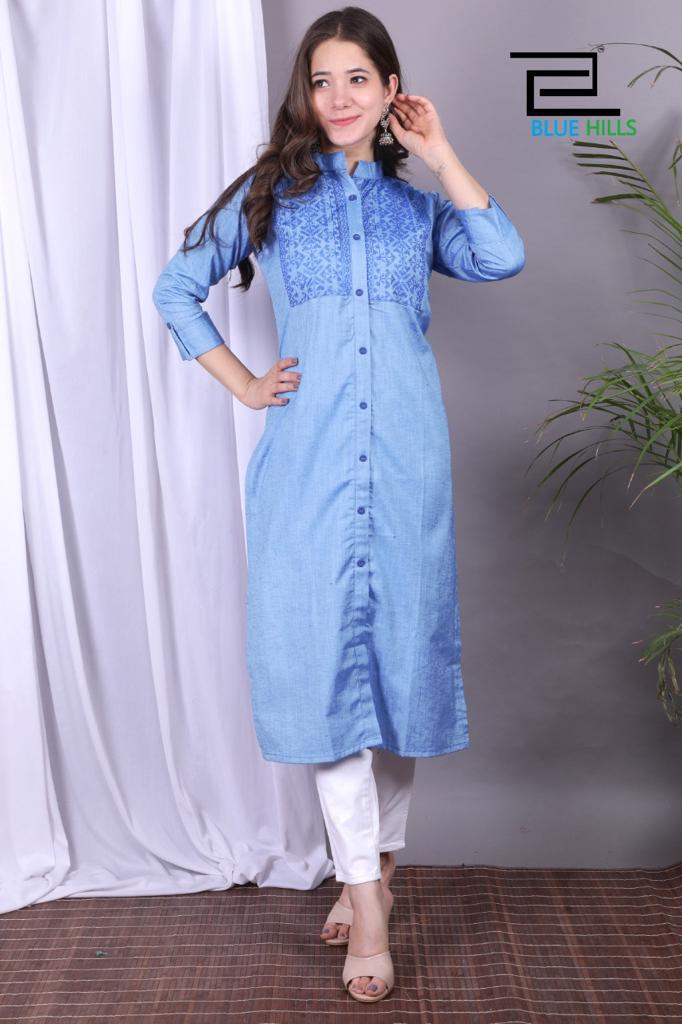 Blue Hills Lipstick Vol 3 Kurtis In Surat Wholesale