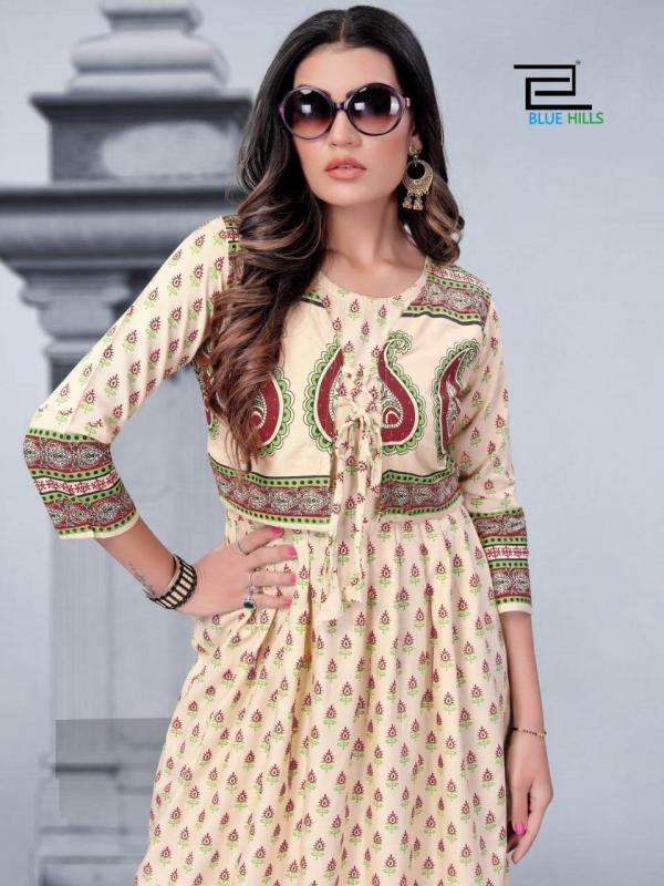 Blue Hills Presents  Aksara  Vol 2 Ethnic Wear Long Kurtis