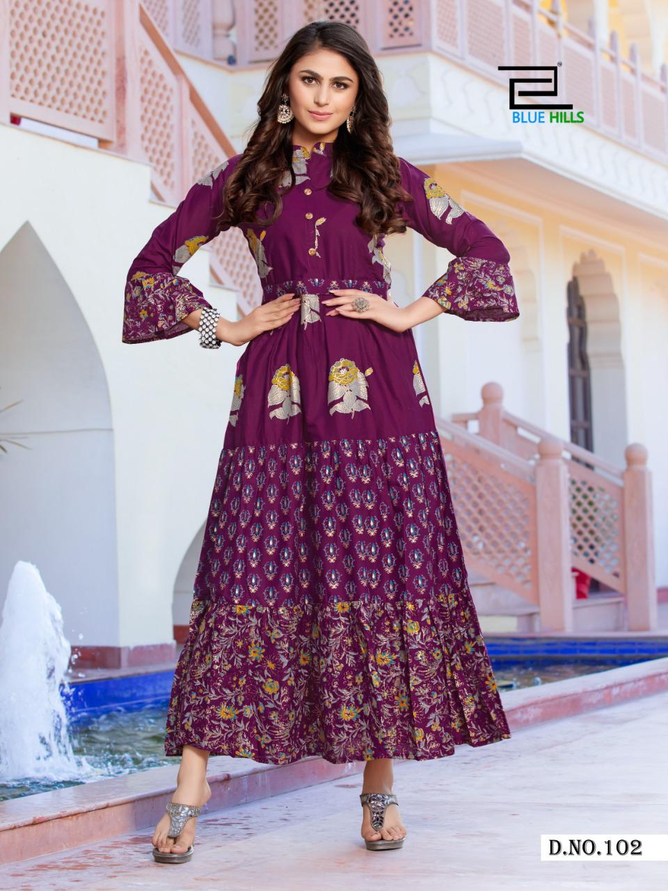 Blue Hills  Presents  Gulabo  Vol 1  Long Kurti Collection