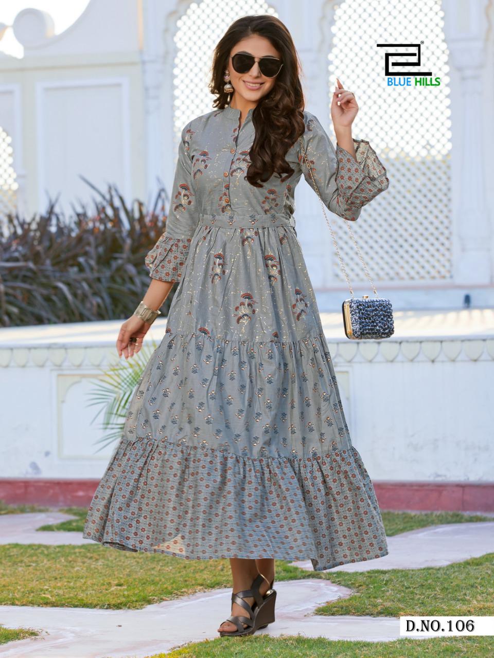 Blue Hills  Presents  Gulabo  Vol 1  Long Kurti Collection
