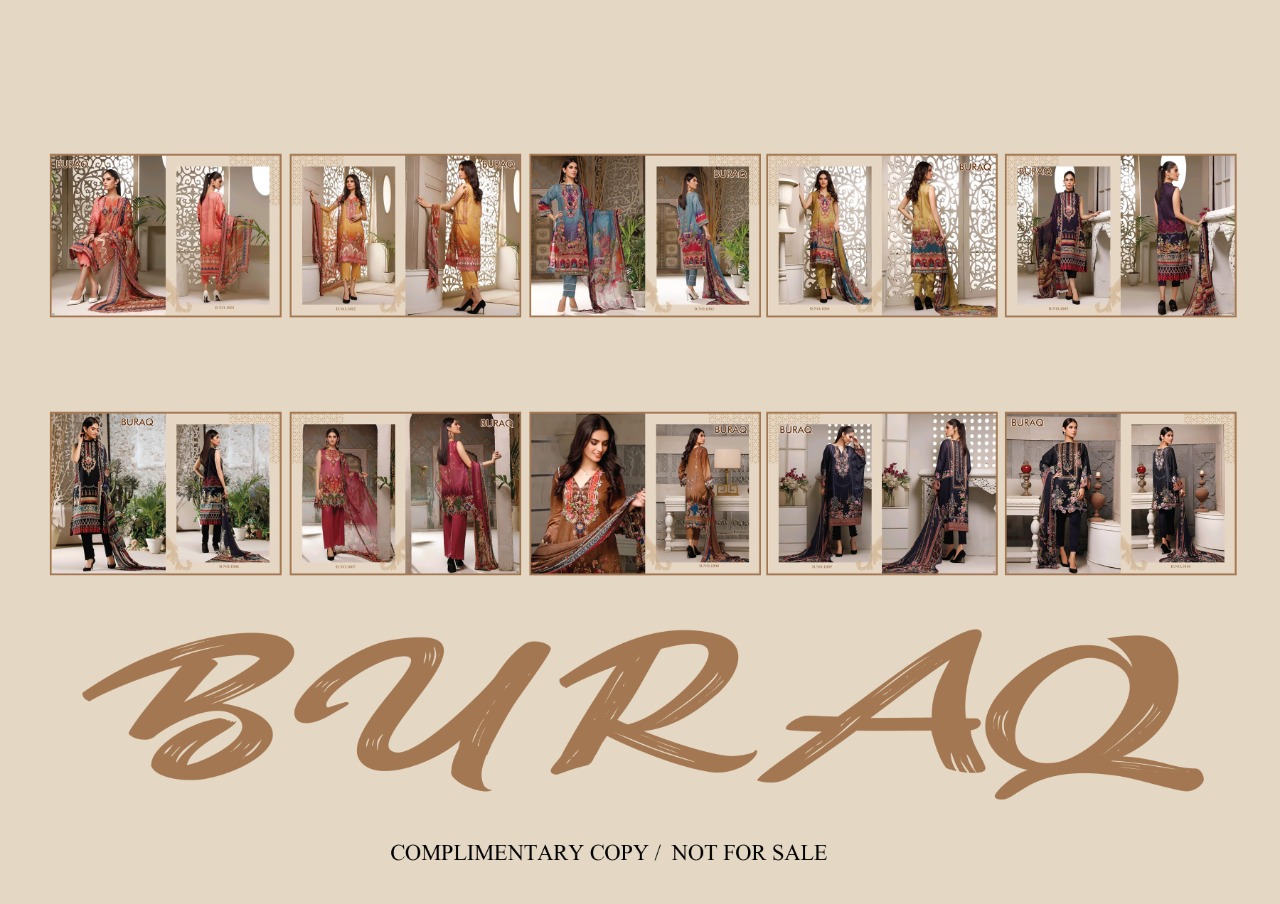 Buraq Agha Noor Exclusive Jam Satin Dress Material  Catalog