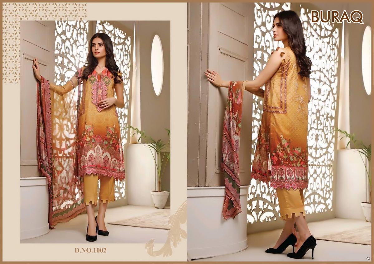 Buraq Agha Noor Exclusive Jam Satin Dress Material  Catalog