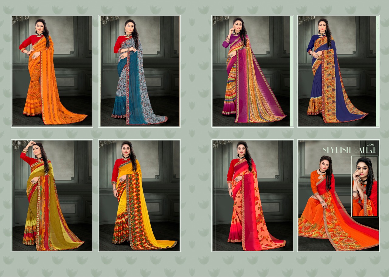 Fc Presents Pankhuri Casual Wear Saree Collection