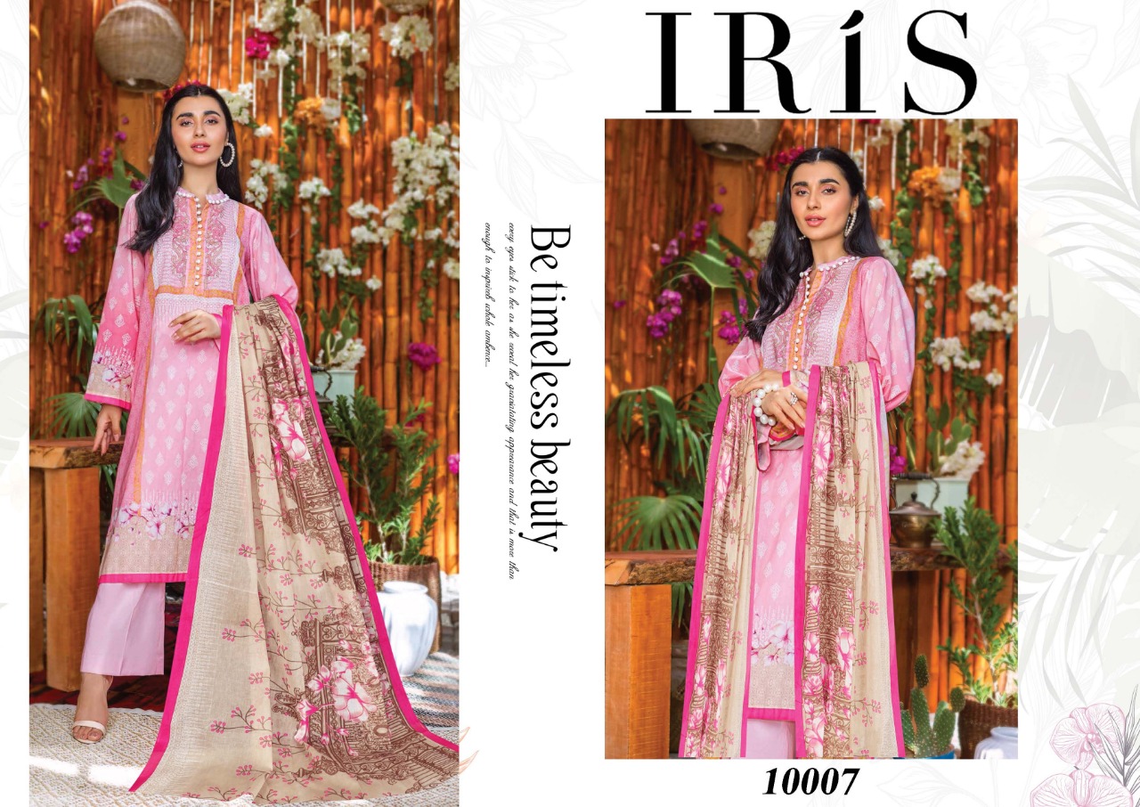 Iris  Vol 10 Cotton Karachi Dress Materials Collection Buy Online Wholesale Ladies Dress Materials