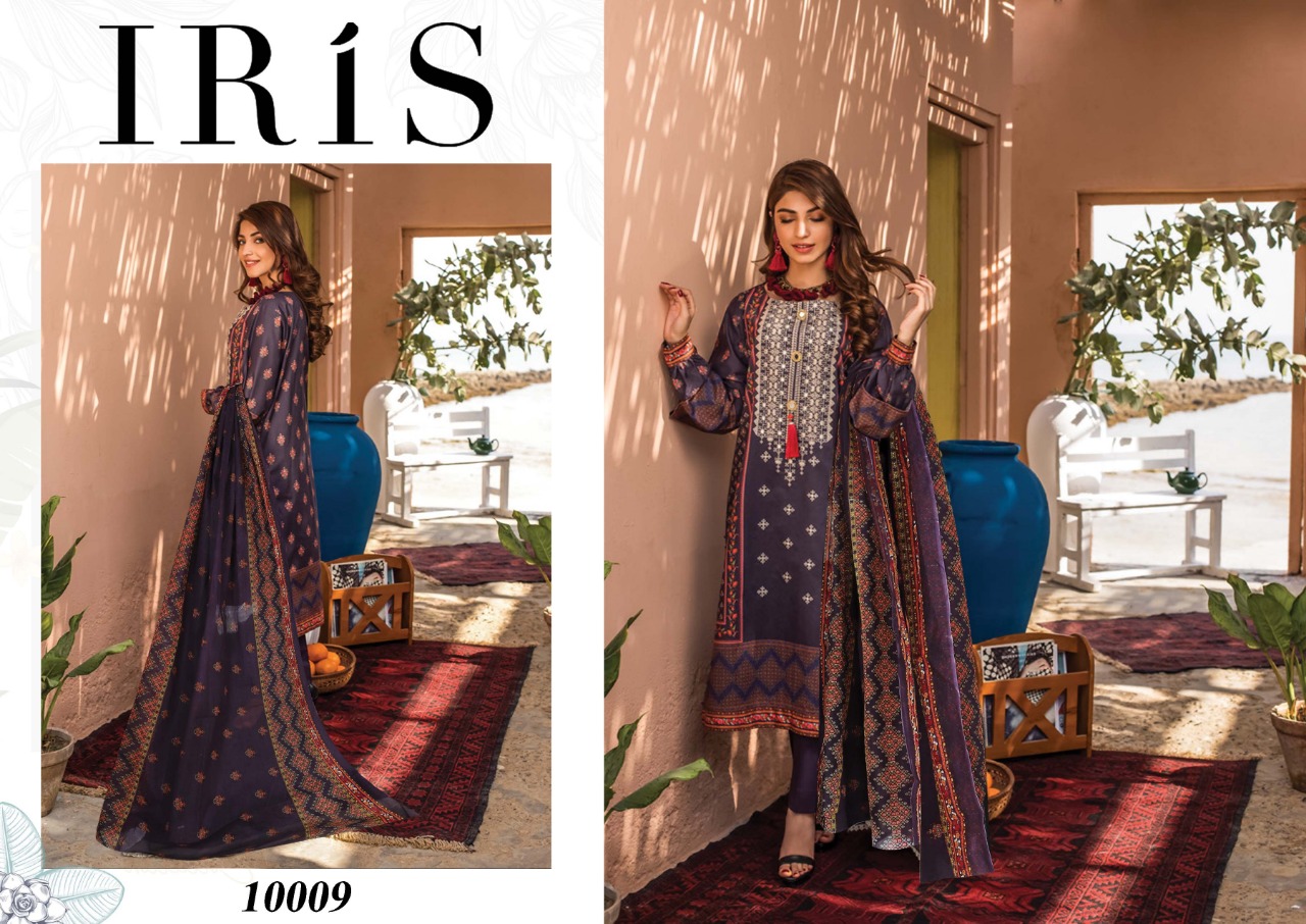 Iris  Vol 10 Cotton Karachi Dress Materials Collection Buy Online Wholesale Ladies Dress Materials